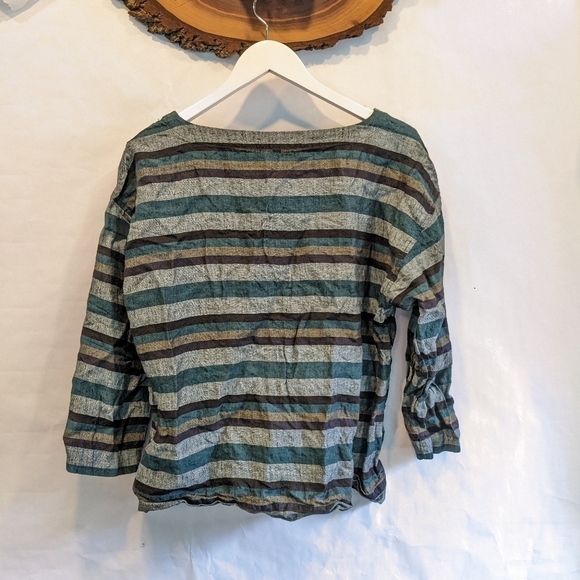 Eileen Fisher Striped Women's Top - Picture 6 of 8